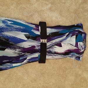 Night club dress with belt